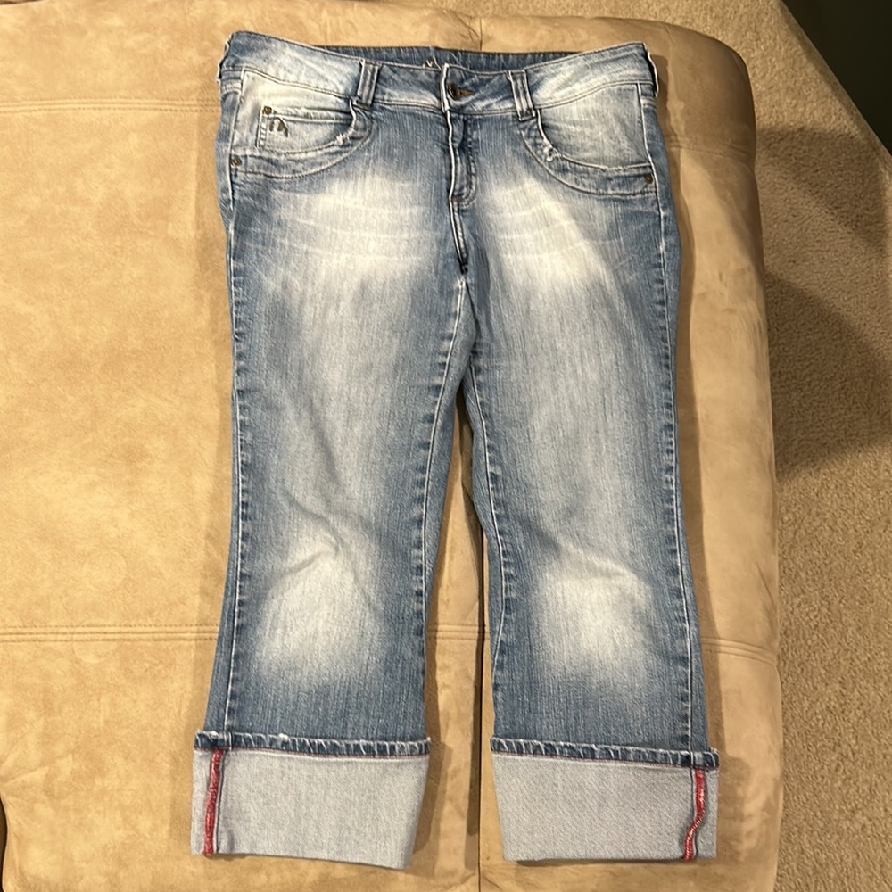 MAVI Claudia Low Rise Cropped Straight Leg Jean